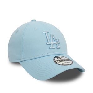 Los Angeles Dodgers New Era League Essential 9Forty MLB Cap Pastell Blau - STADIUMDREAMS