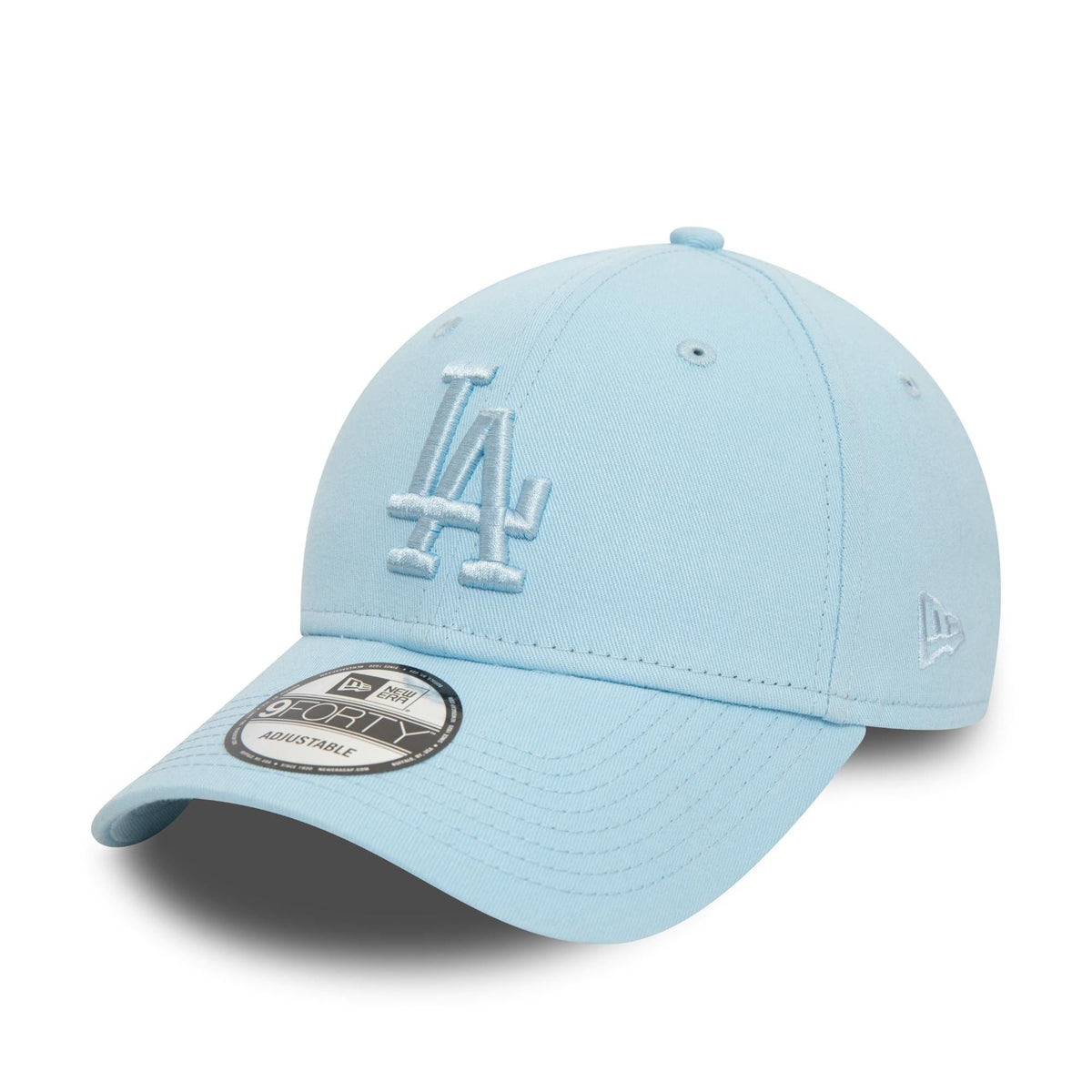 Los Angeles Dodgers New Era League Essential 9Forty MLB Cap Pastell Blau - STADIUMDREAMS