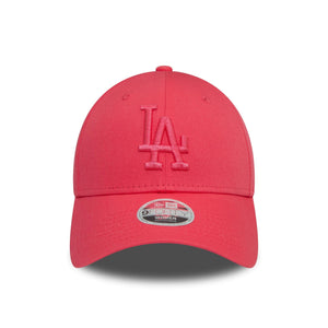 Los Angeles Dodgers Woman New Era Essentials 9Forty MLB Cap Pastell Rot - STADIUMDREAMS