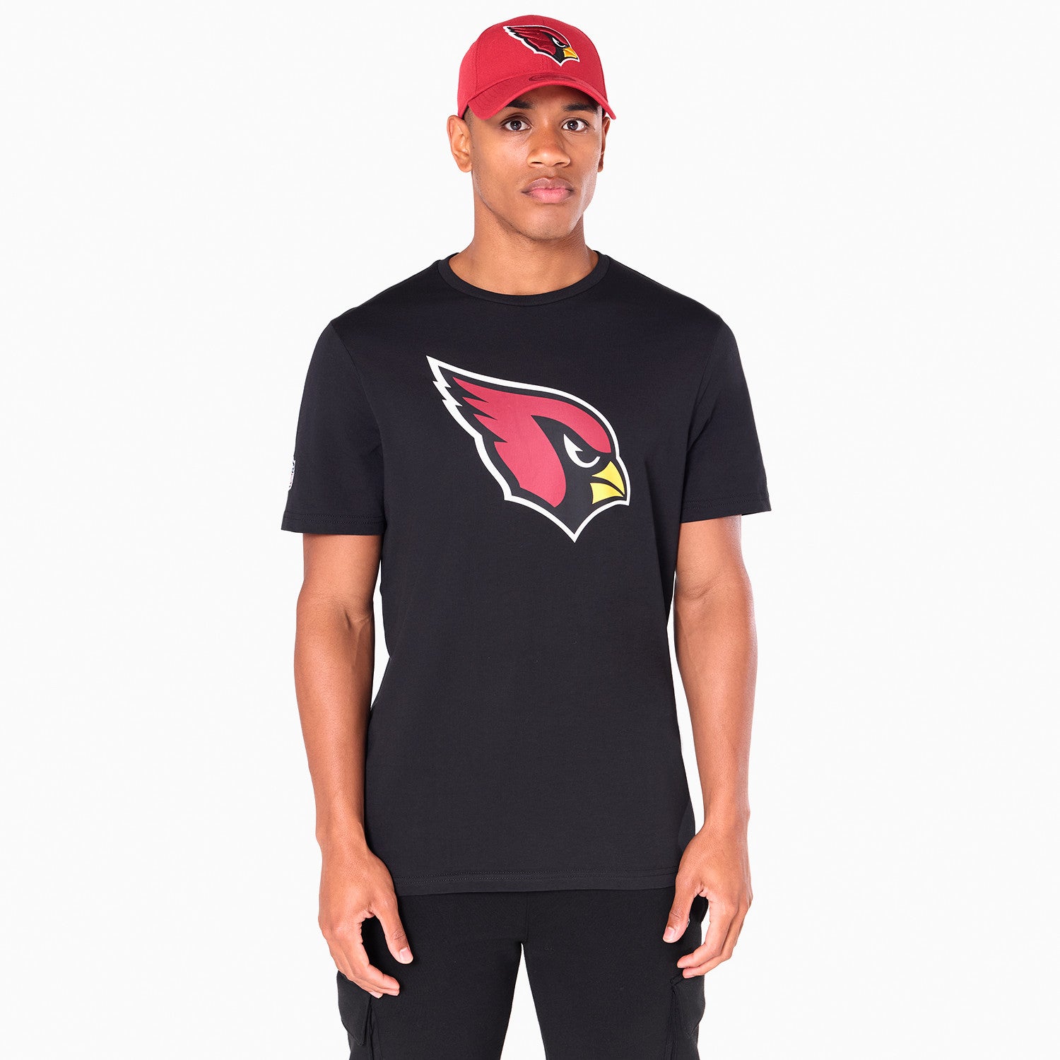Arizona Cardinals Team Logo New Era NFL T-Shirt Schwarz