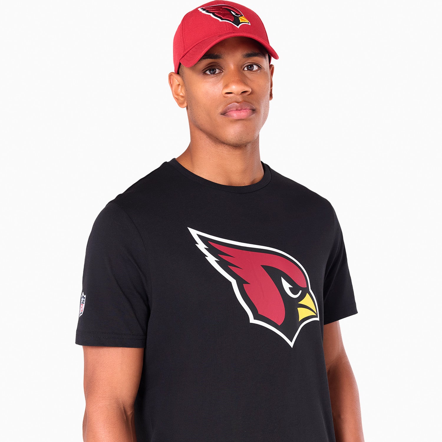 Arizona Cardinals Team Logo New Era NFL T-Shirt Schwarz