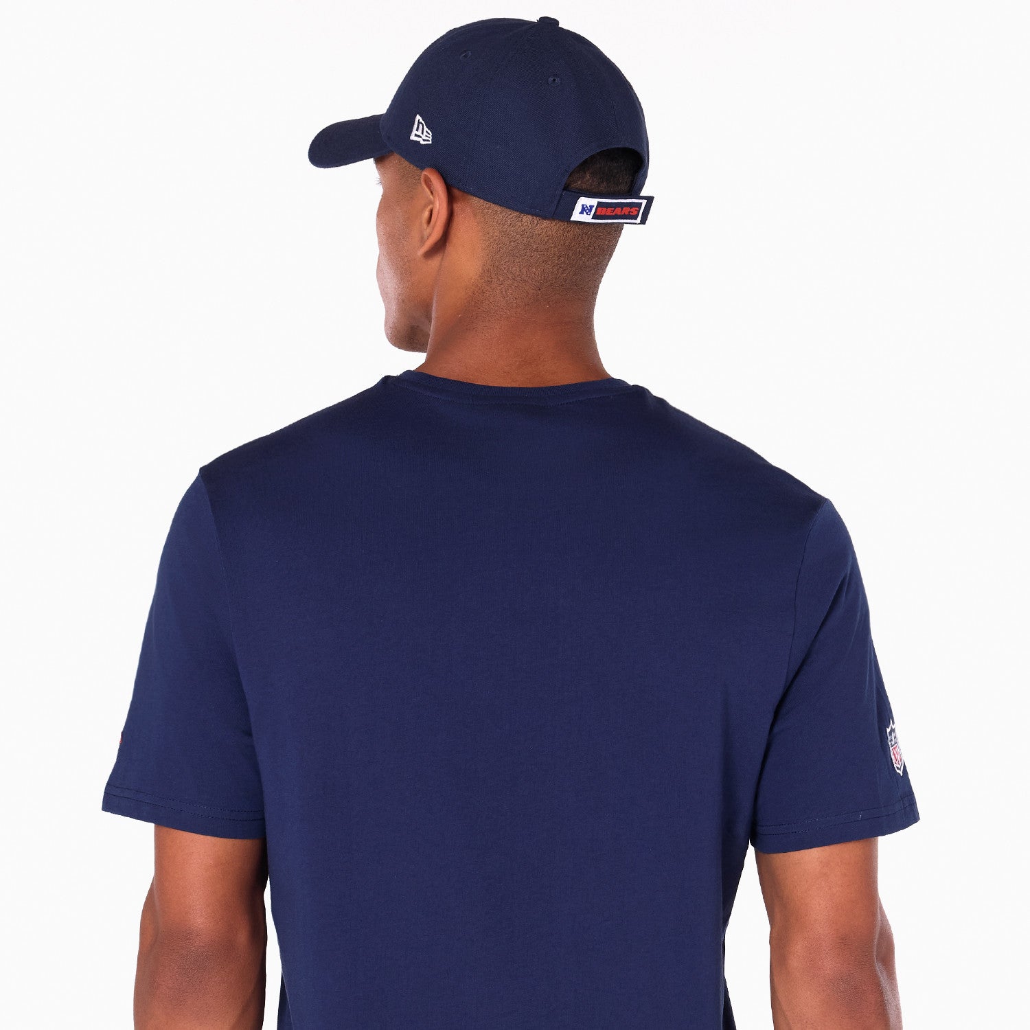 Chicago Bears Team Logo New Era NFL T-Shirt Navy Blau