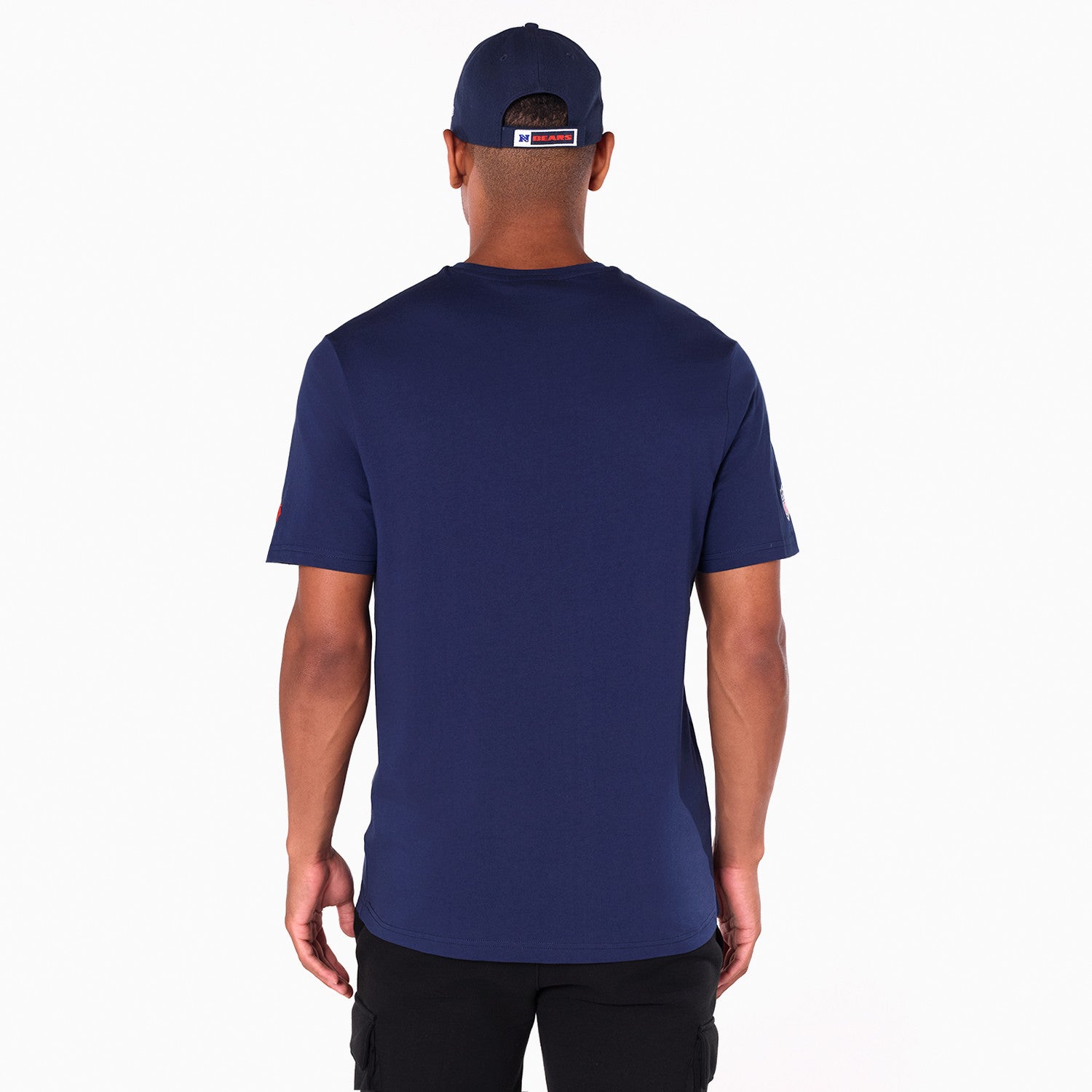 Chicago Bears Team Logo New Era NFL T-Shirt Navy Blau