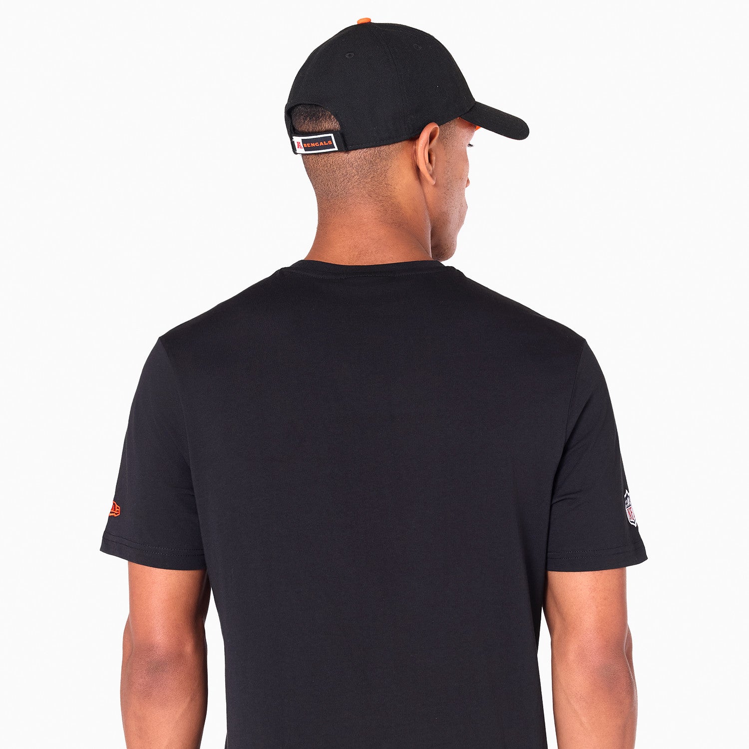 Cincinnati Bengals Team Logo New Era NFL T-Shirt Schwarz