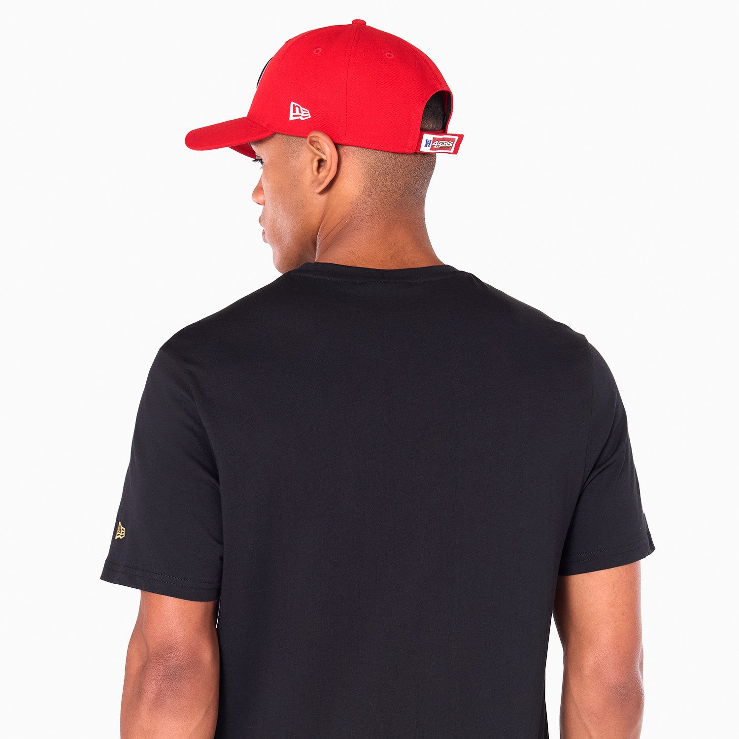San Francisco 49ers Team Logo New Era NFL T-Shirt Schwarz