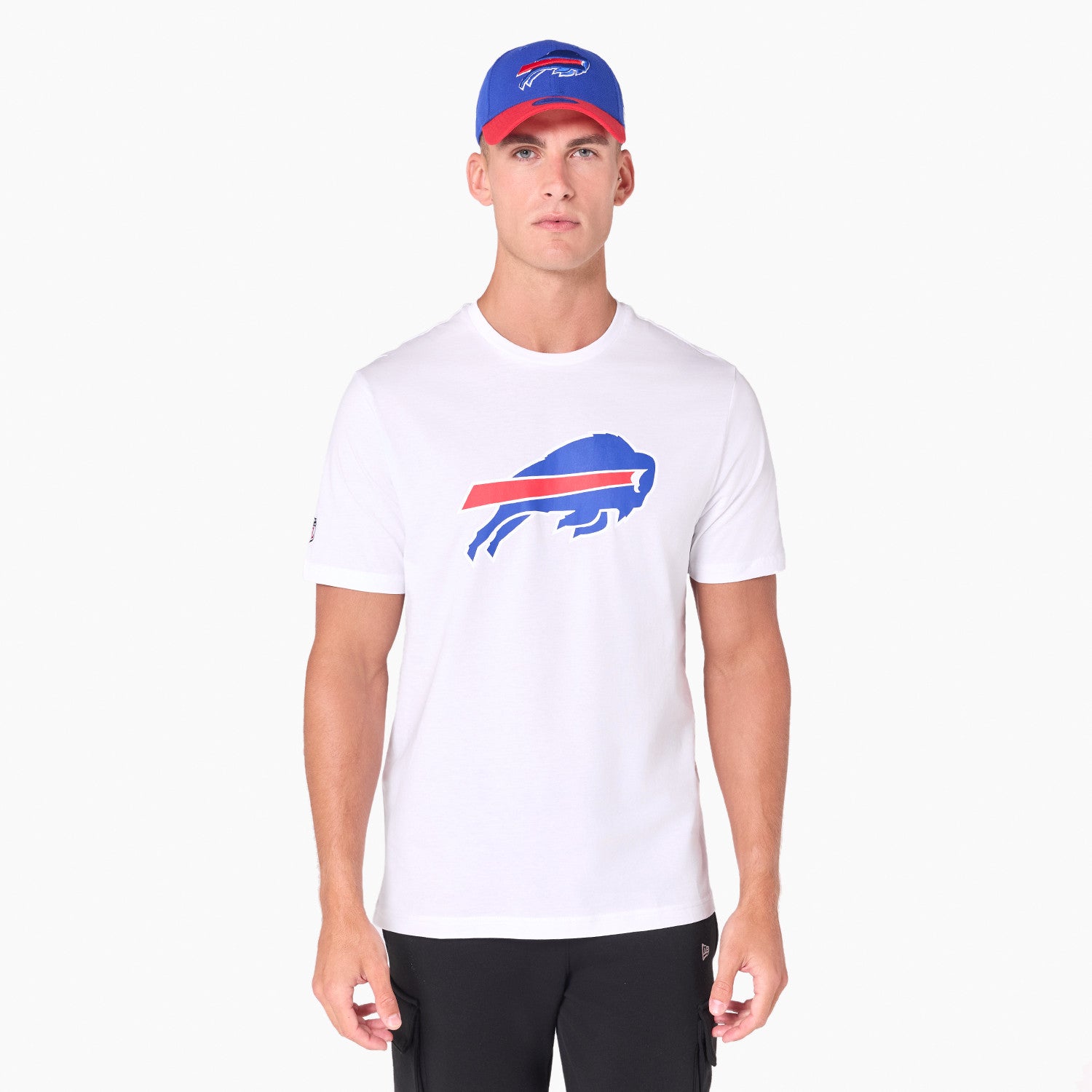 Buffalo Bills Team Logo New Era NFL T-Shirt Weiß