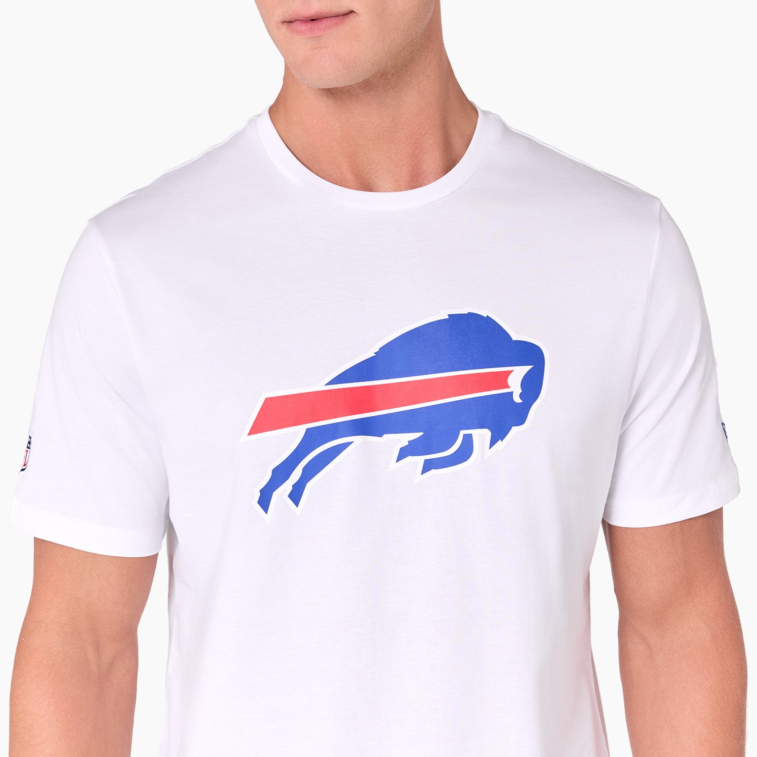 Buffalo Bills Team Logo New Era NFL T-Shirt Weiß