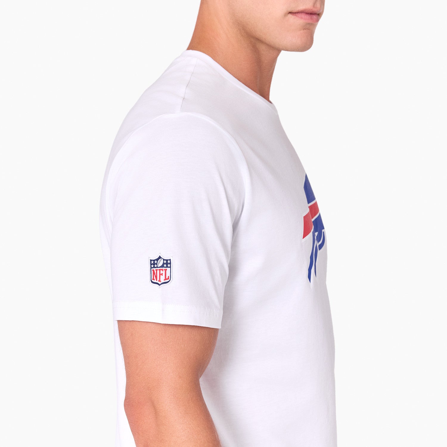 Buffalo Bills Team Logo New Era NFL T-Shirt Weiß