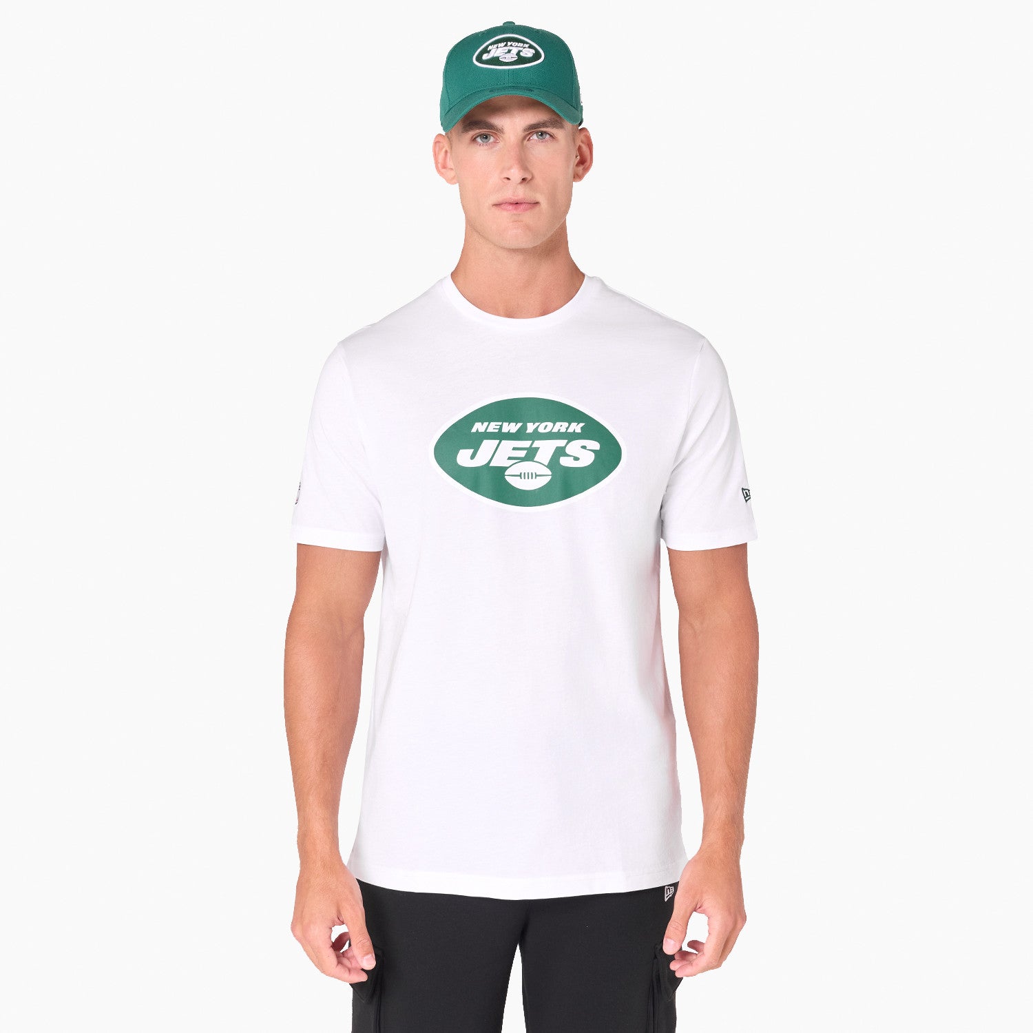 New York Jets Team Logo New Era NFL T-Shirt Weiß