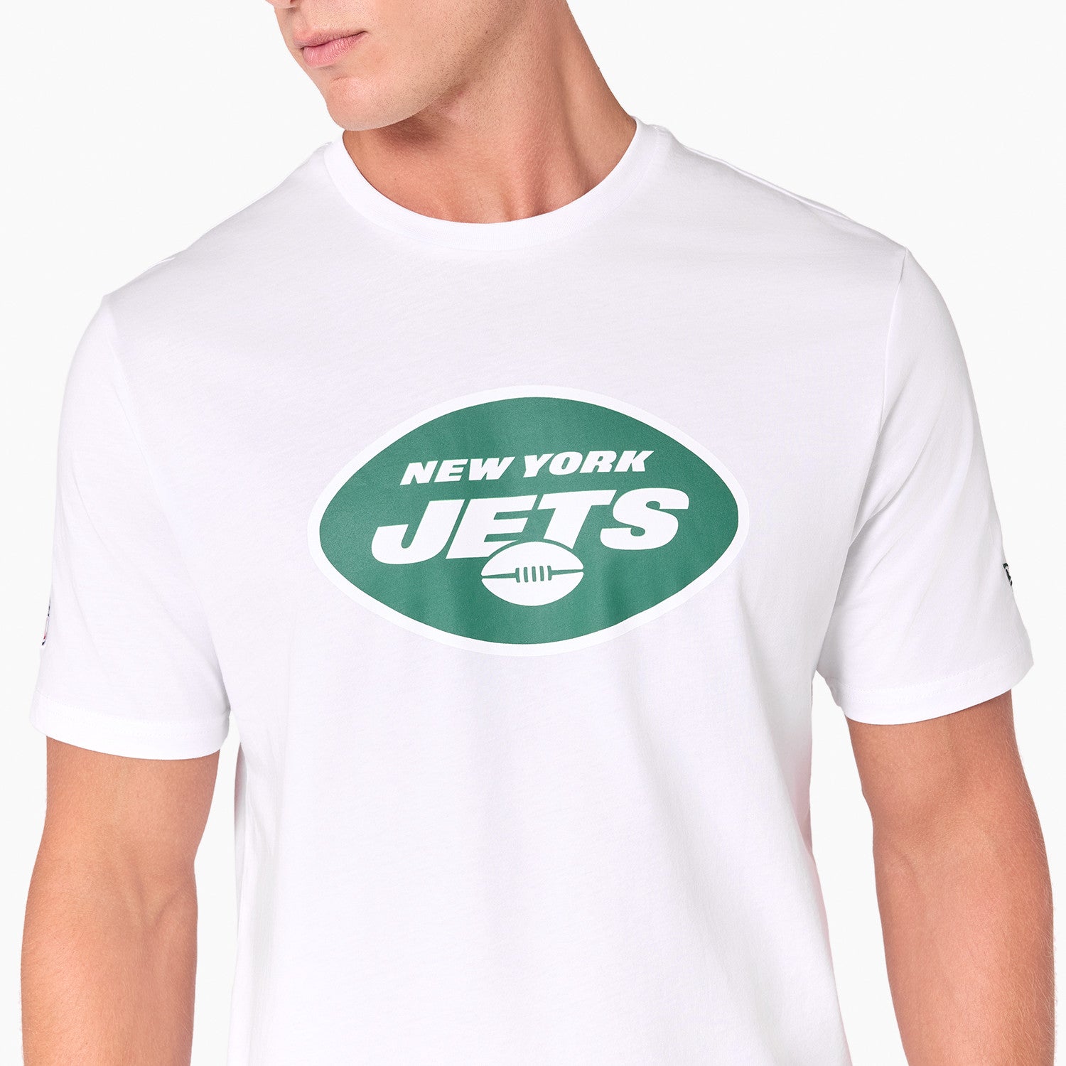 New York Jets Team Logo New Era NFL T-Shirt Weiß