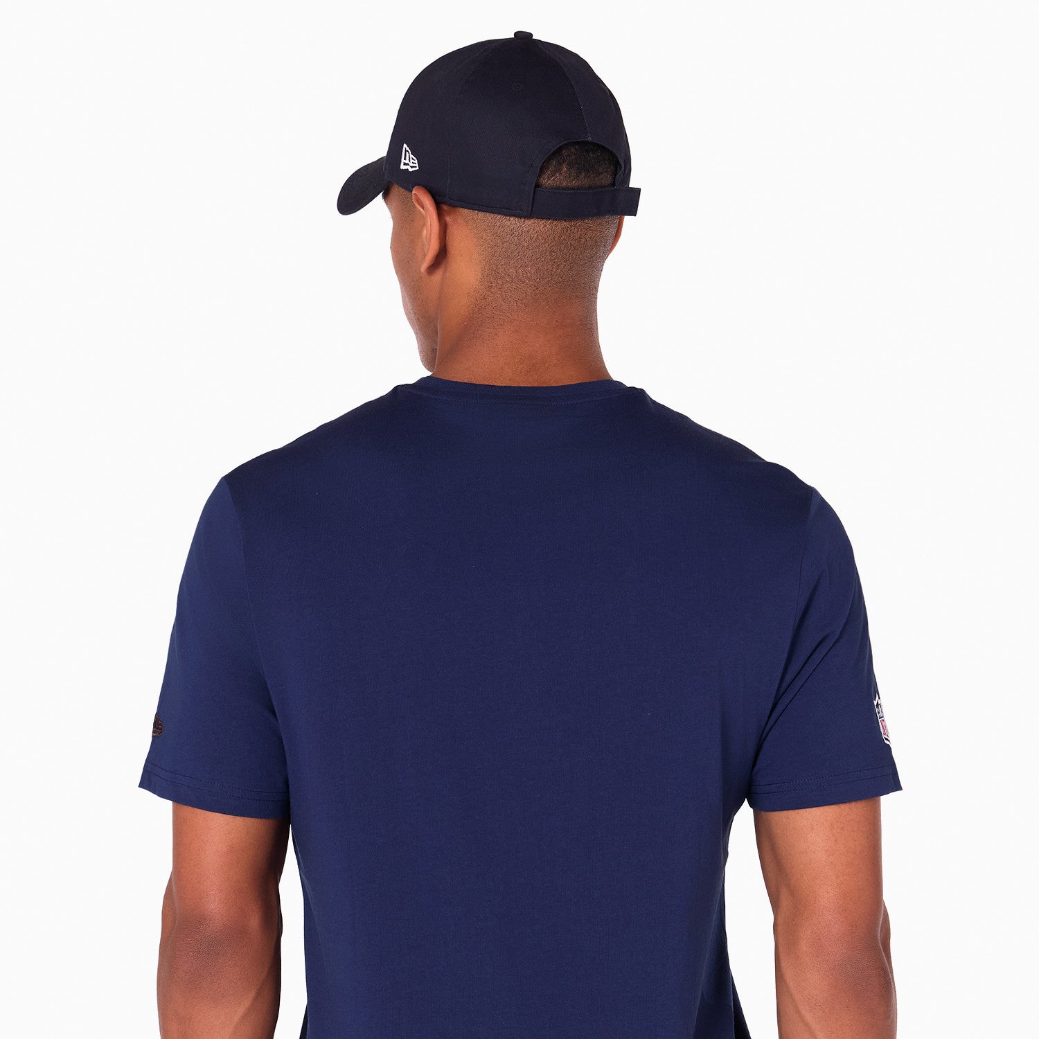 Denver Broncos Team Logo New Era NFL T-Shirt Navy Blau