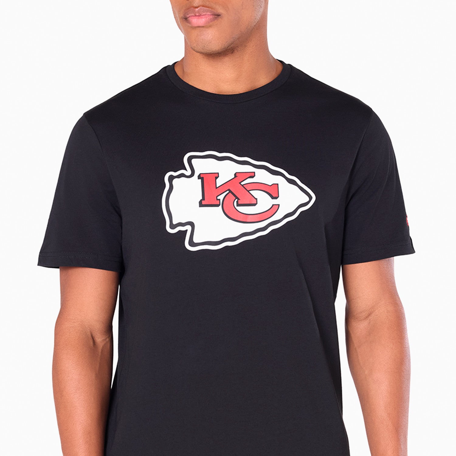 Kansas City Chiefs Team Logo New Era NFL T-Shirt Schwarz