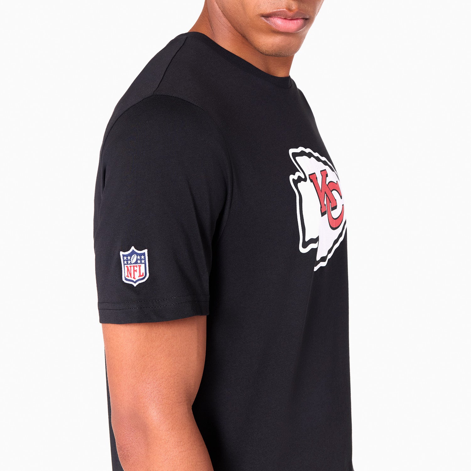 Kansas City Chiefs Team Logo New Era NFL T-Shirt Schwarz