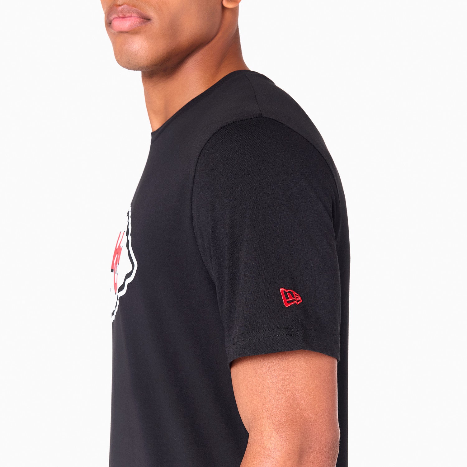 Kansas City Chiefs Team Logo New Era NFL T-Shirt Schwarz