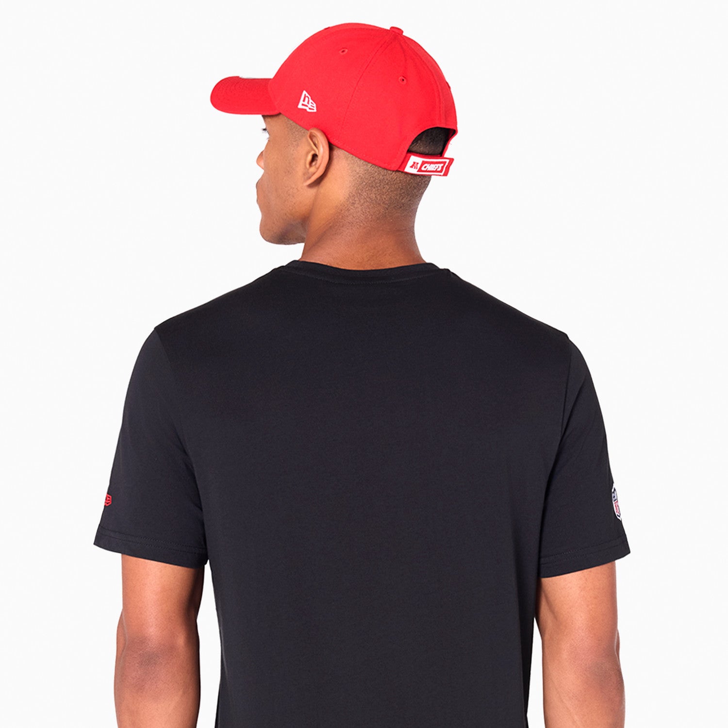 Kansas City Chiefs Team Logo New Era NFL T-Shirt Schwarz