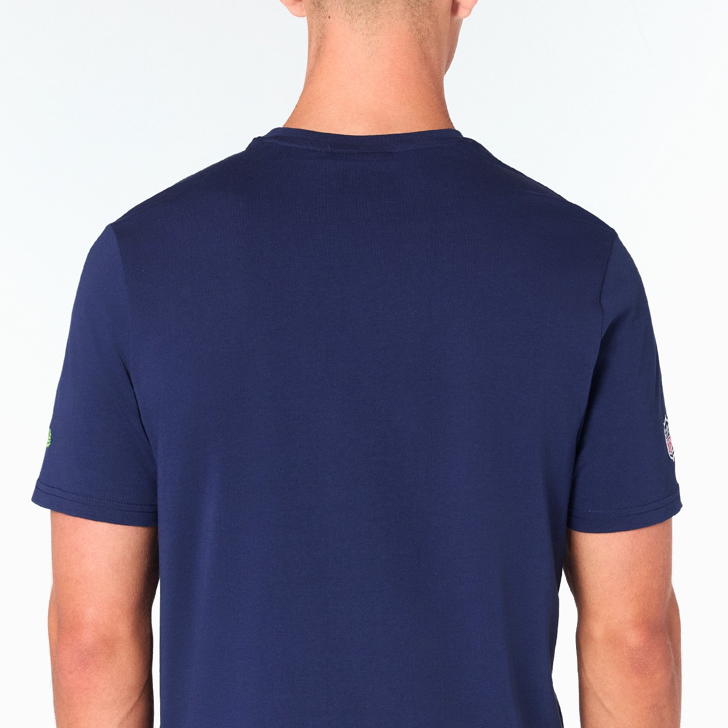 Seattle Seahawks Team Logo New Era NFL T-Shirt Navy Blau