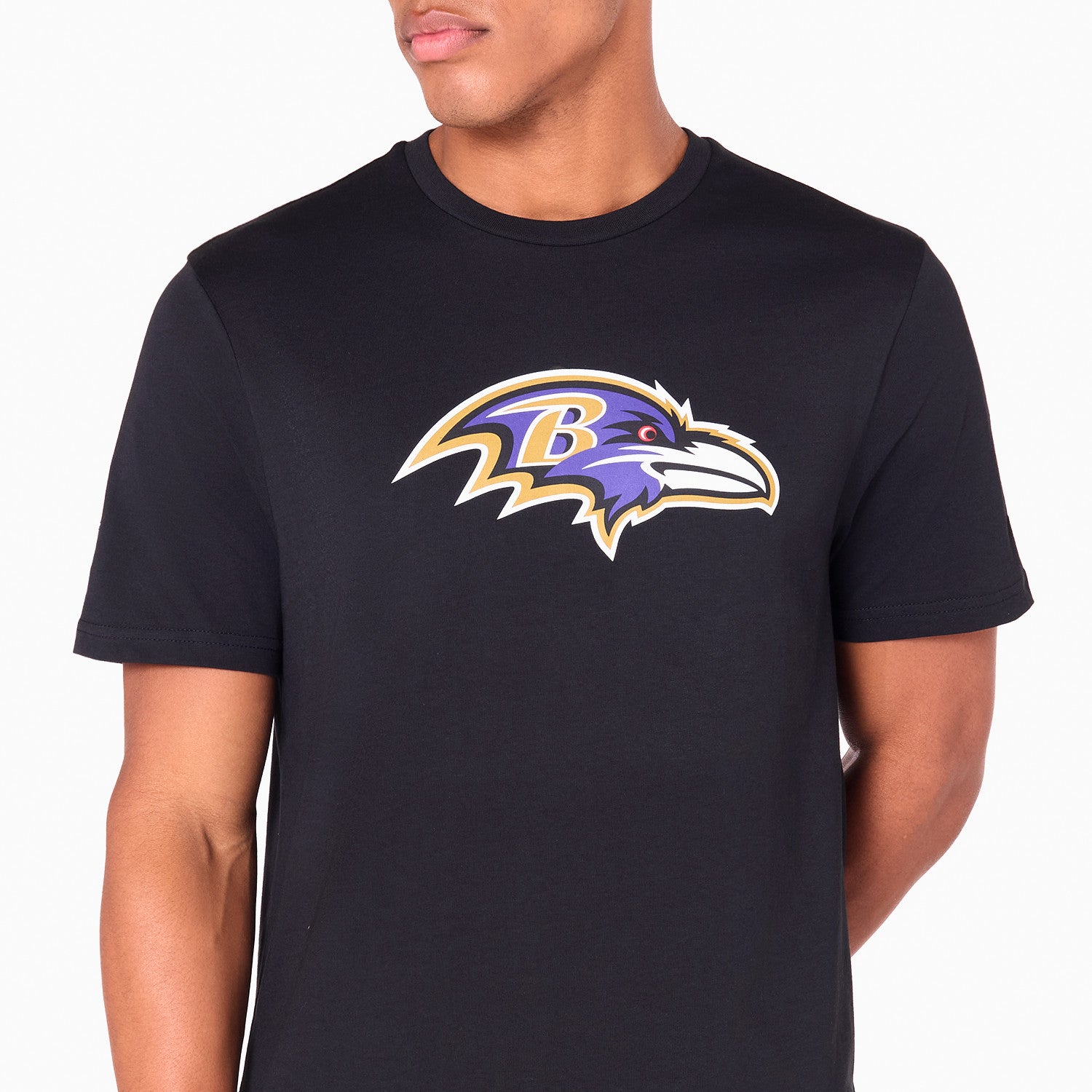 Baltimore Ravens Team Logo New Era NFL T-Shirt Schwarz
