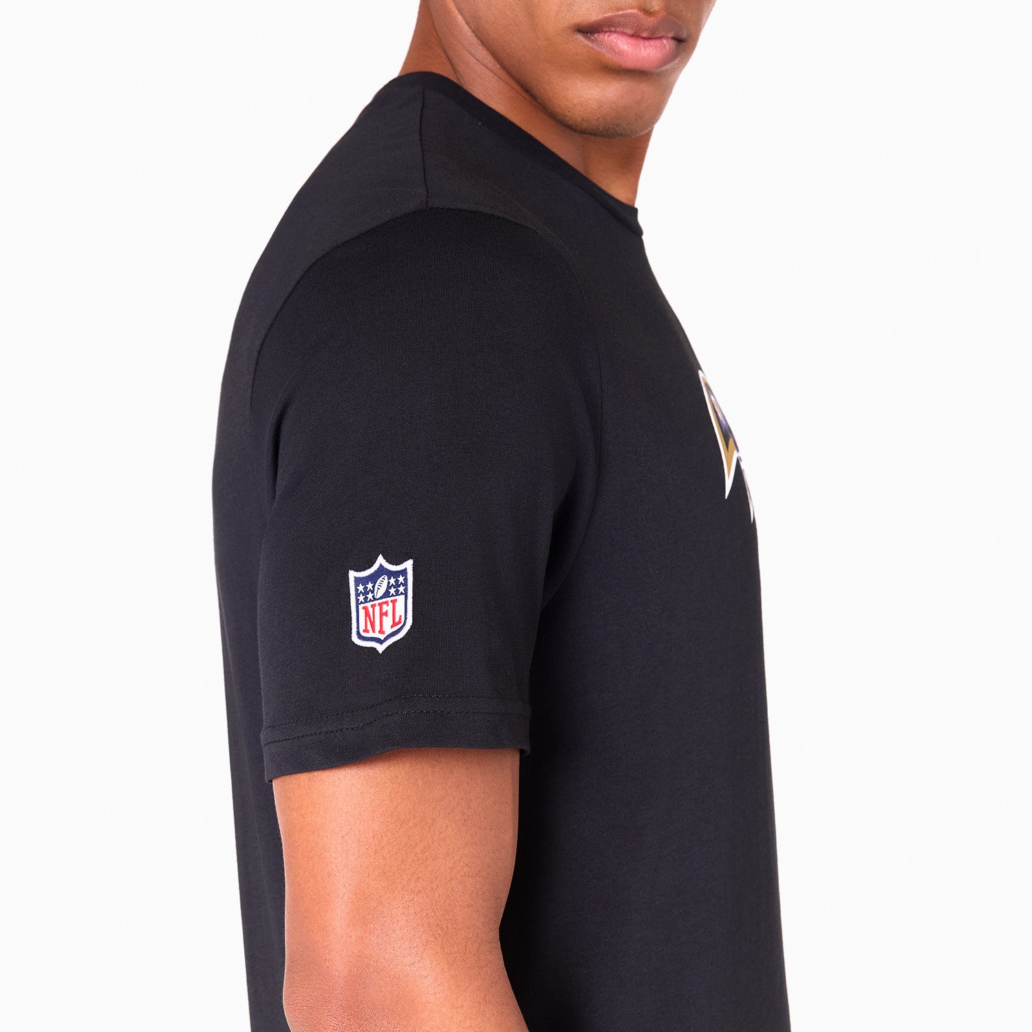 Baltimore Ravens Team Logo New Era NFL T-Shirt Schwarz