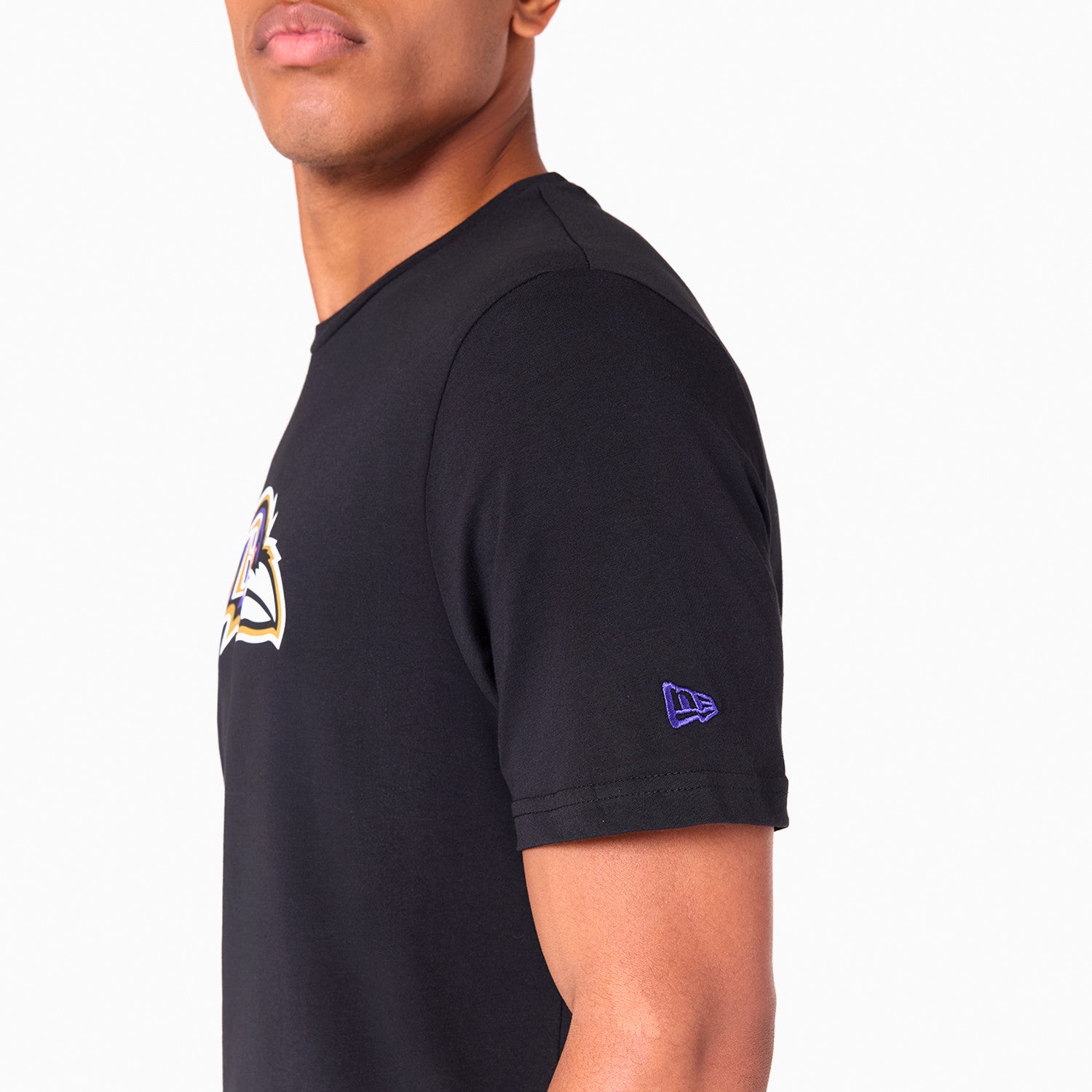 Baltimore Ravens Team Logo New Era NFL T-Shirt Schwarz