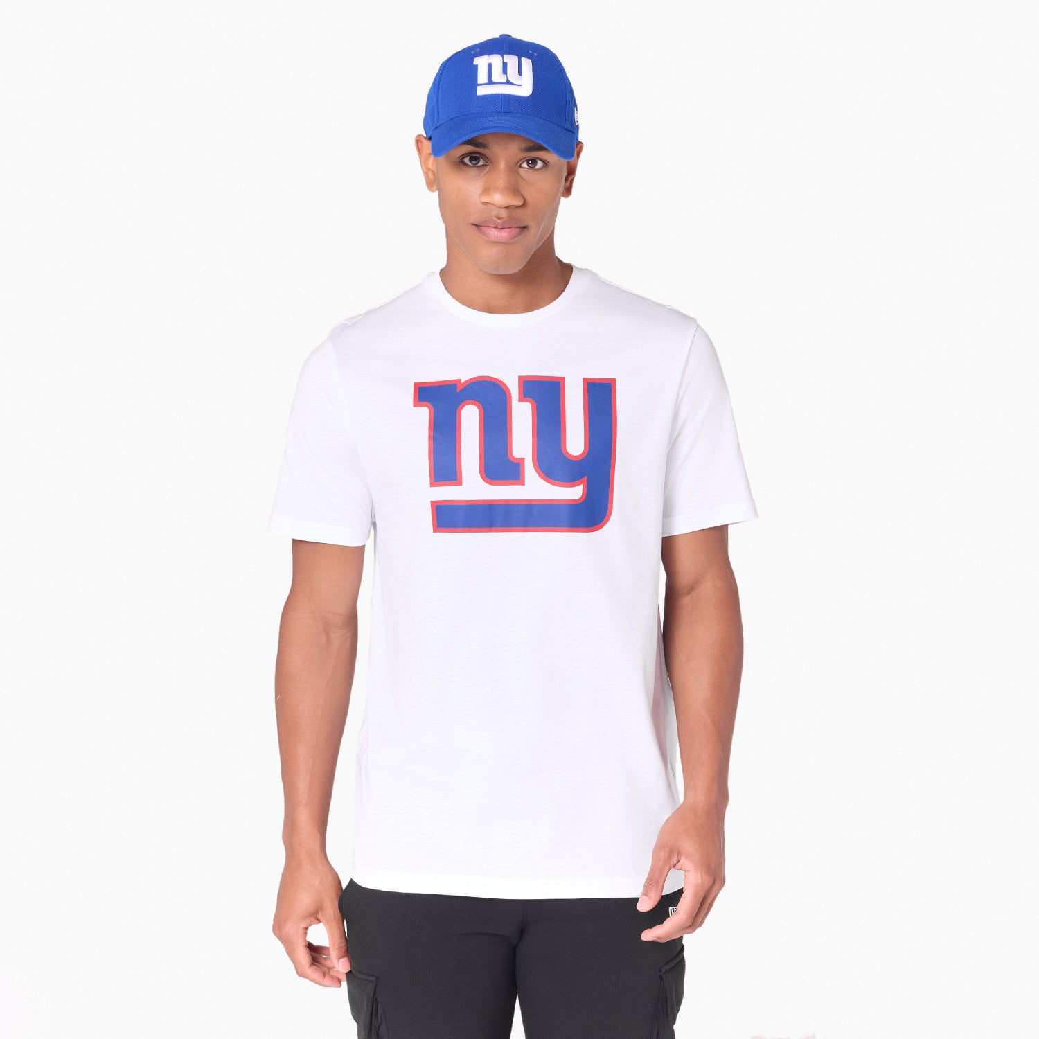 New York Giants Team Logo New Era NFL T-Shirt Weiß