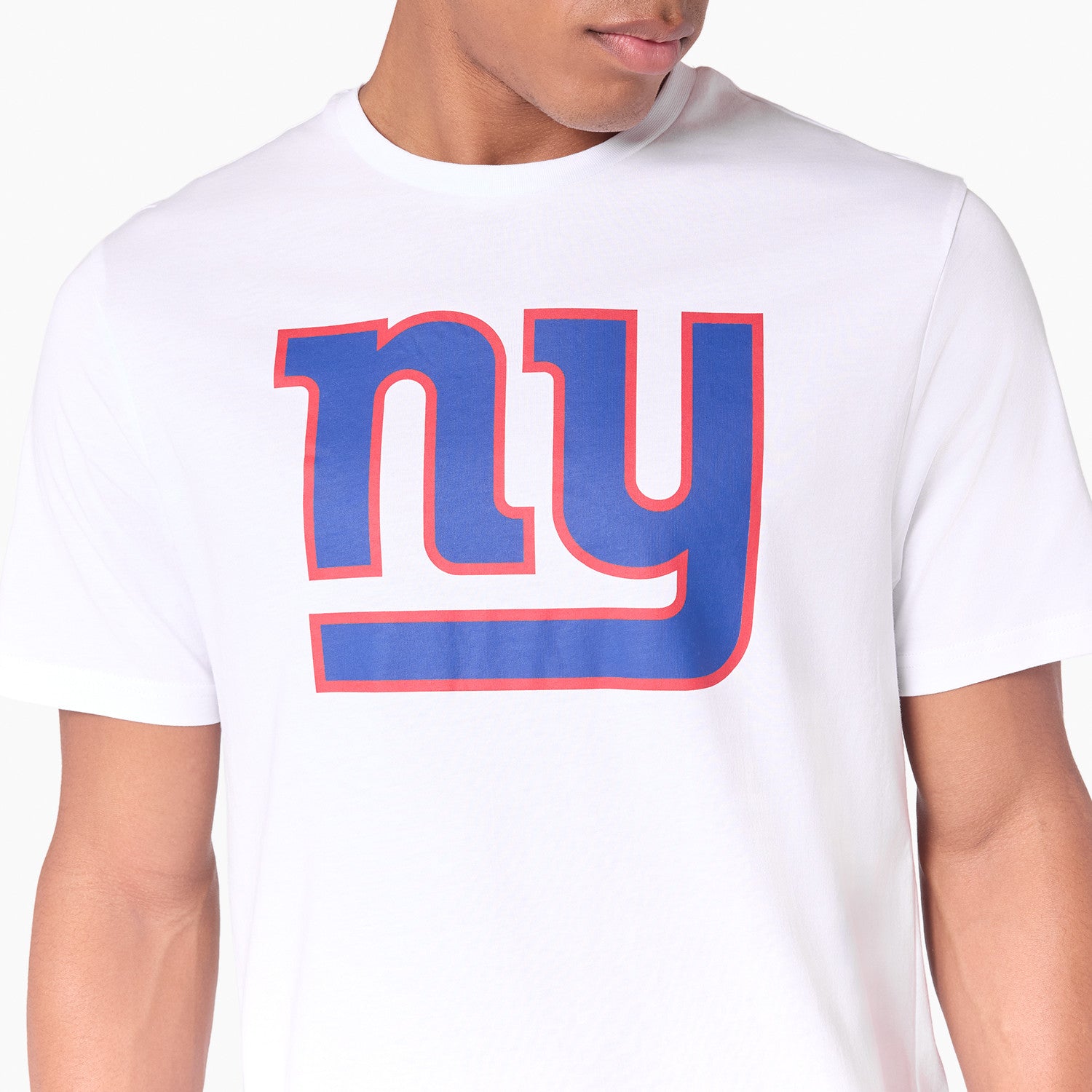 New York Giants Team Logo New Era NFL T-Shirt Weiß