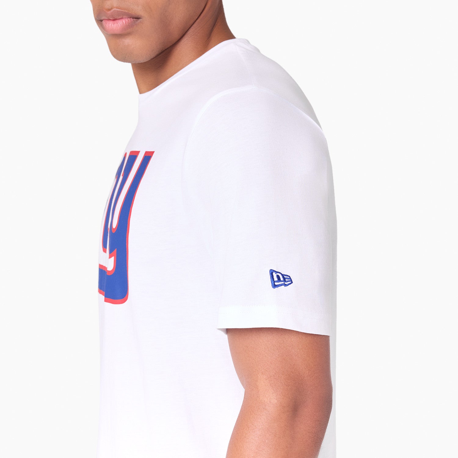New York Giants Team Logo New Era NFL T-Shirt Weiß