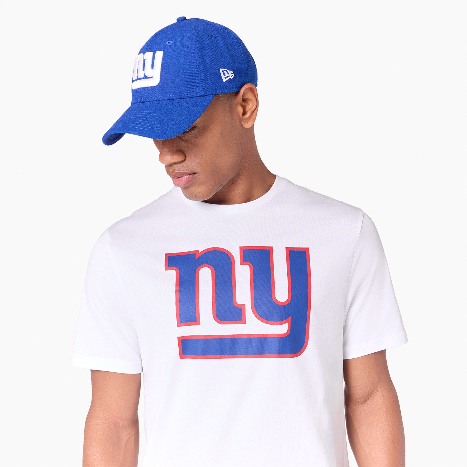 New York Giants Team Logo New Era NFL T-Shirt Weiß