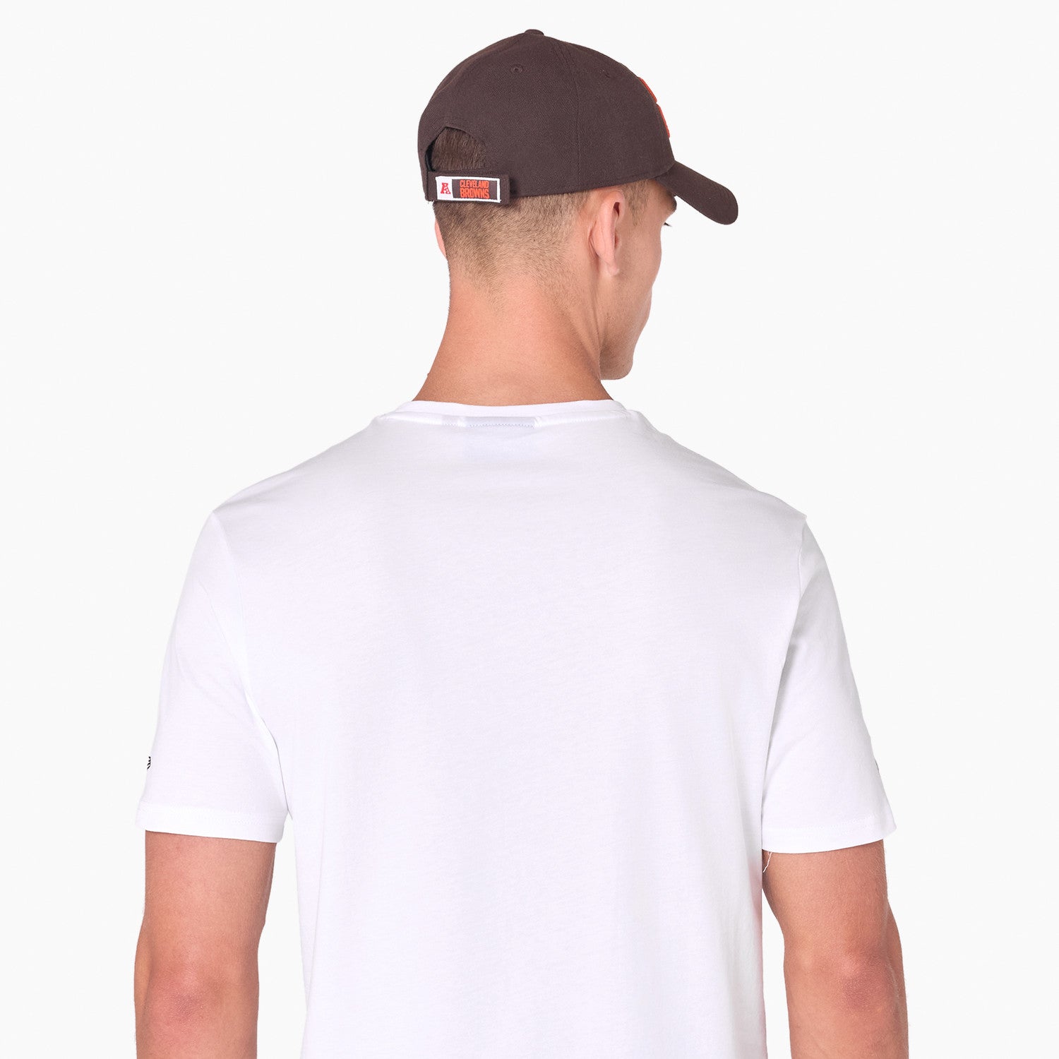 Cleveland Browns Team Logo New Era NFL T-Shirt Weiß