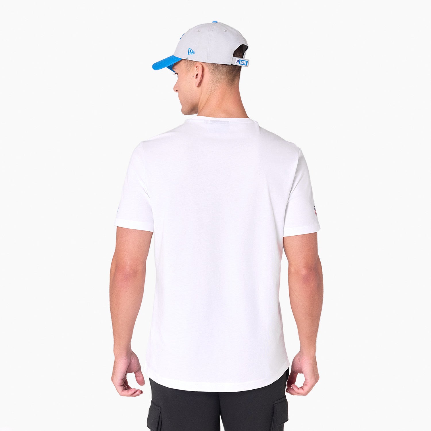Detroit Lions Team Logo New Era NFL T-Shirt Weiß