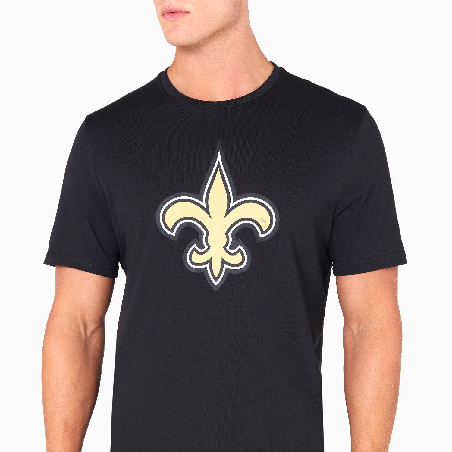 New Orleans Saints Team Logo New Era NFL T-Shirt Schwarz