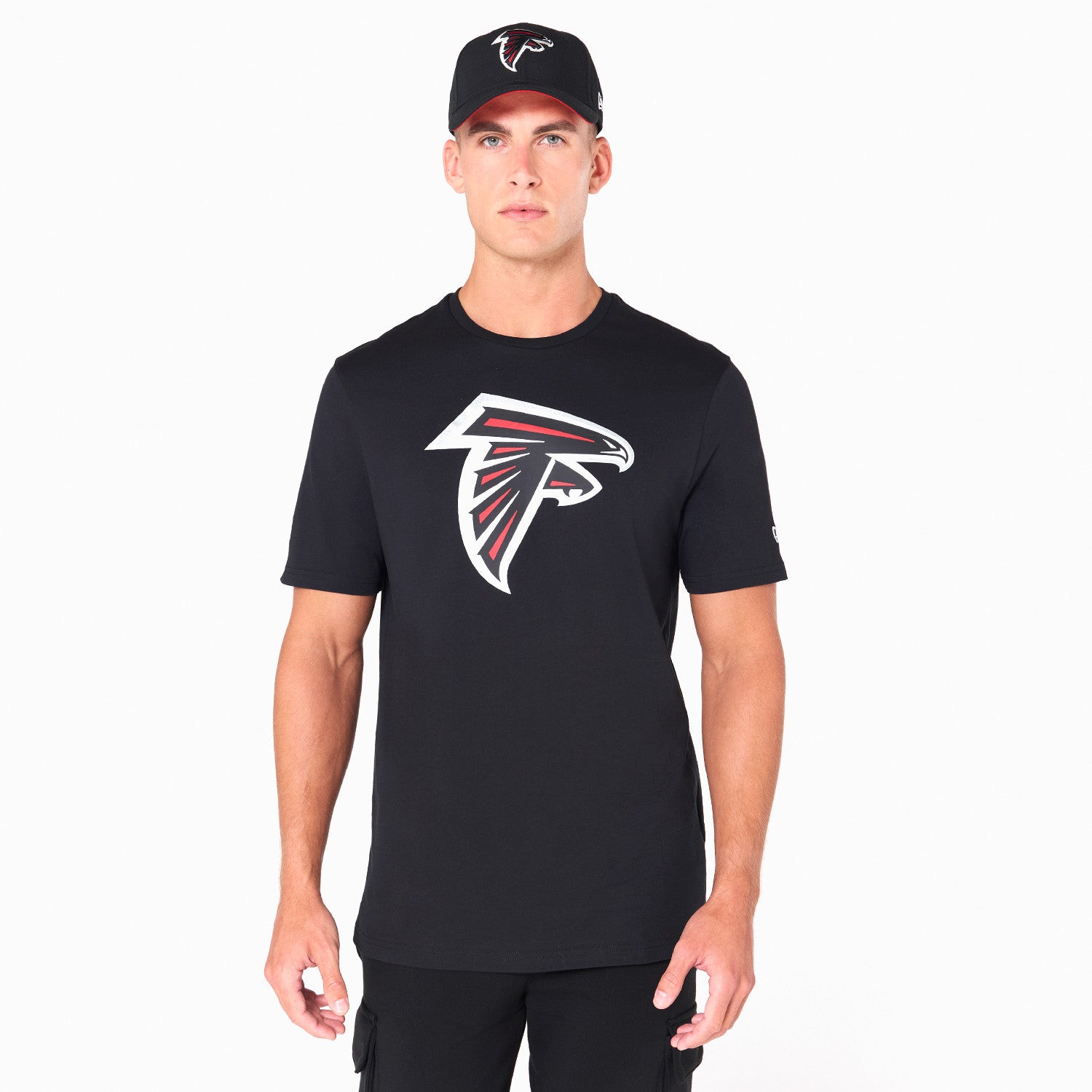 Atlanta Falcons Team Logo New Era NFL T-Shirt Schwarz