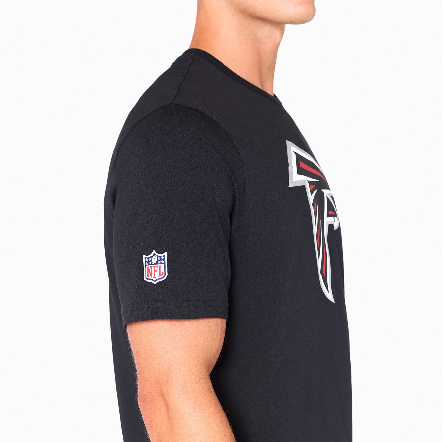 Atlanta Falcons Team Logo New Era NFL T-Shirt Schwarz
