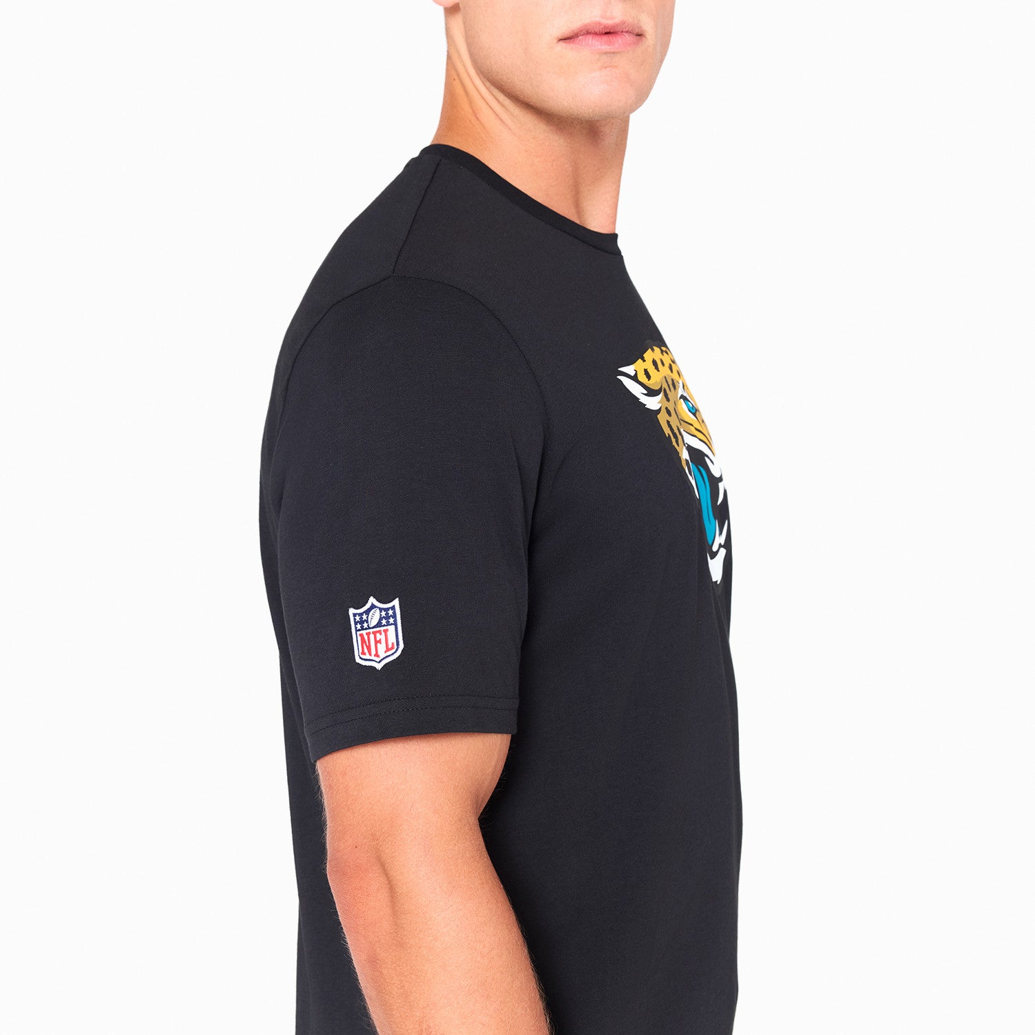 Jacksonville Jaguars Team Logo New Era NFL T-Shirt Schwarz
