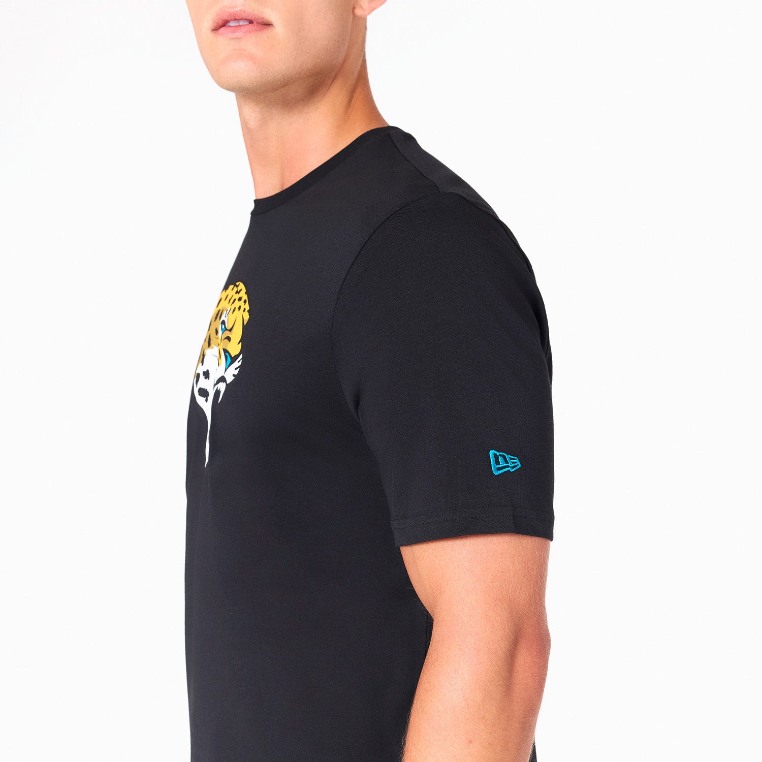 Jacksonville Jaguars Team Logo New Era NFL T-Shirt Schwarz