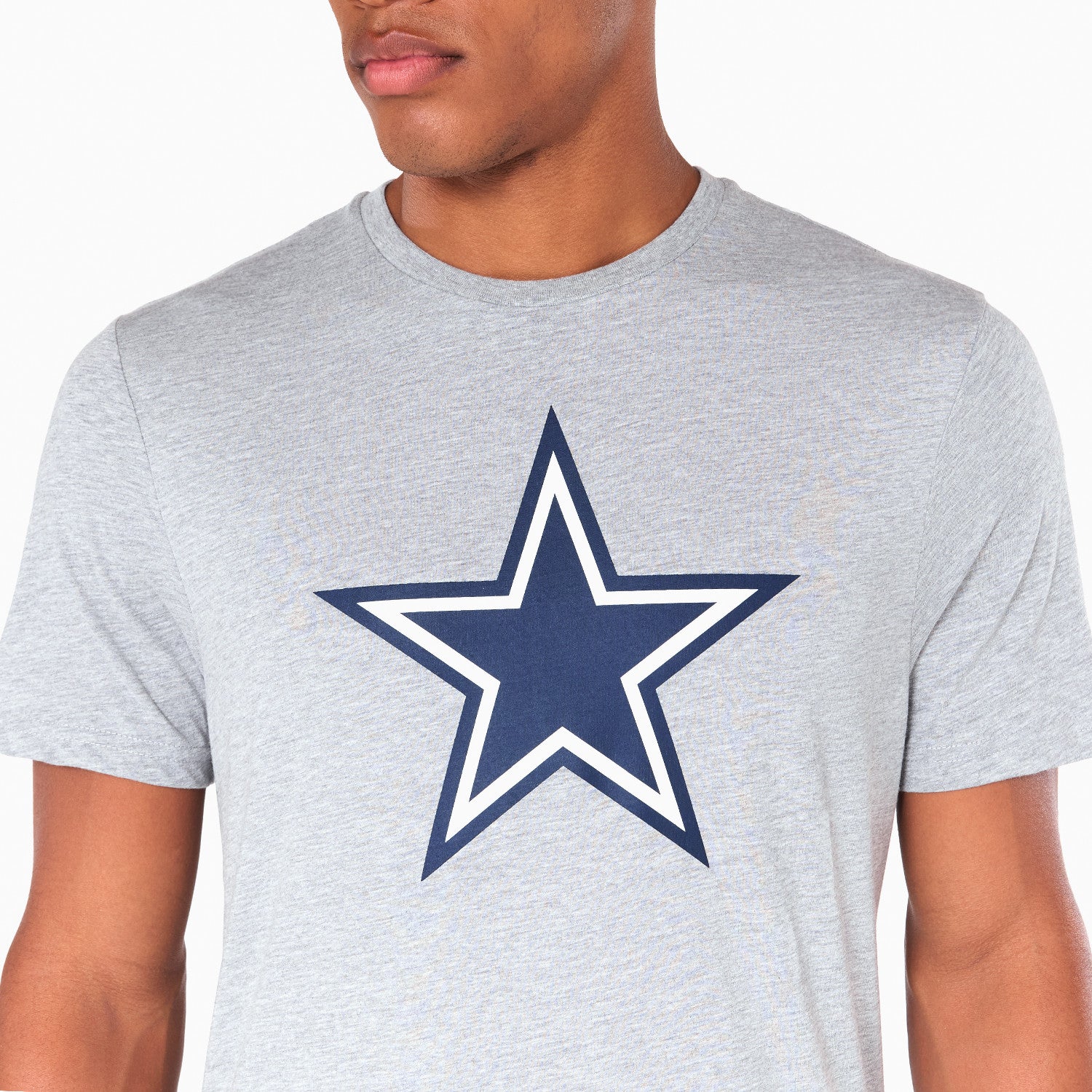 Dallas Cowboys Team Logo New Era NFL T-Shirt Grau