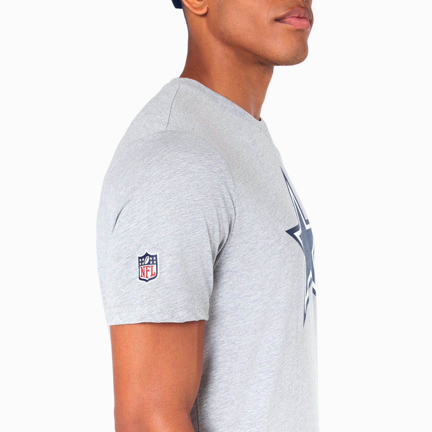 Dallas Cowboys Team Logo New Era NFL T-Shirt Grau