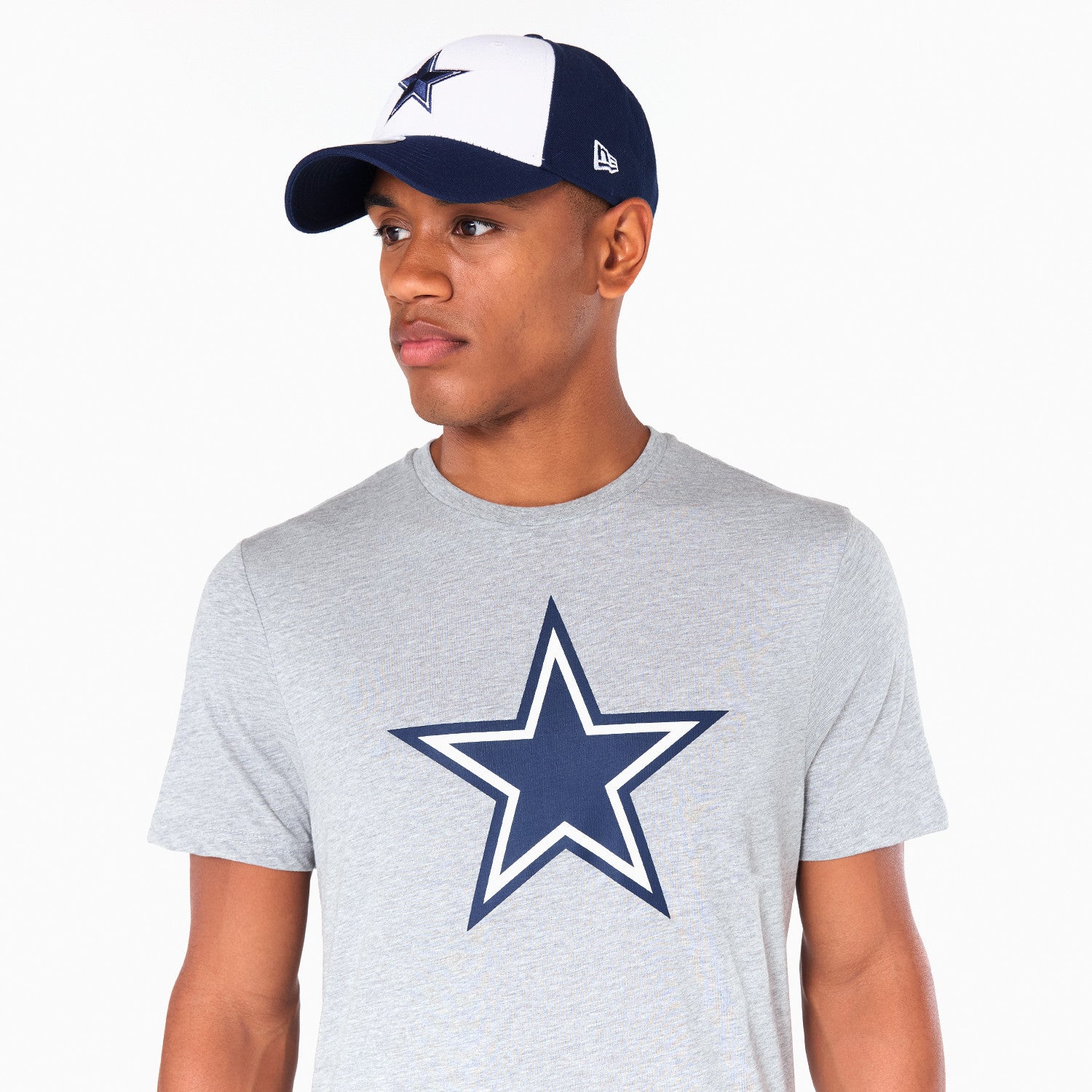 Dallas Cowboys Team Logo New Era NFL T-Shirt Grau