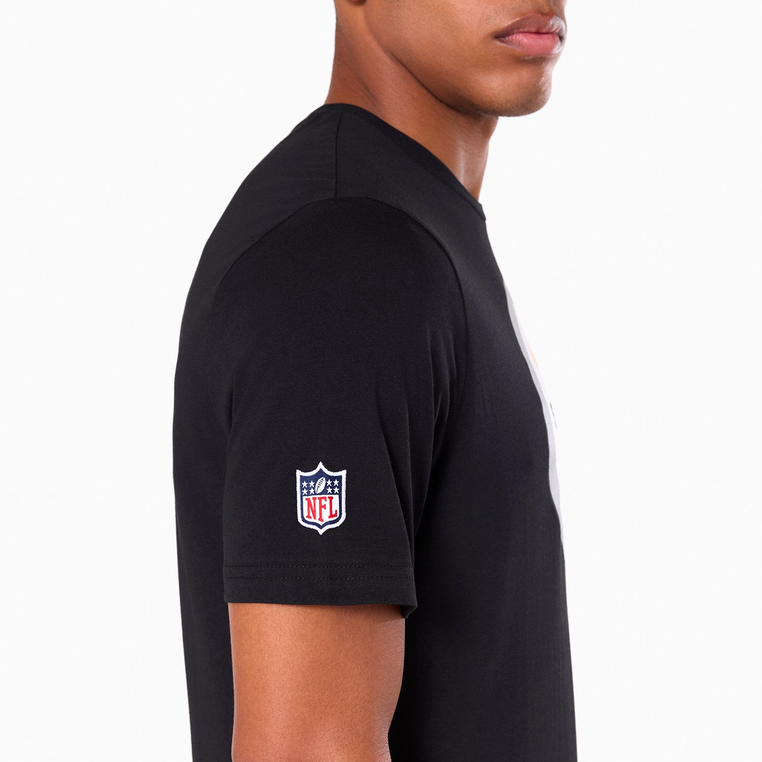 Pittsburgh Steelers Team Logo New Era NFL T-Shirt Schwarz