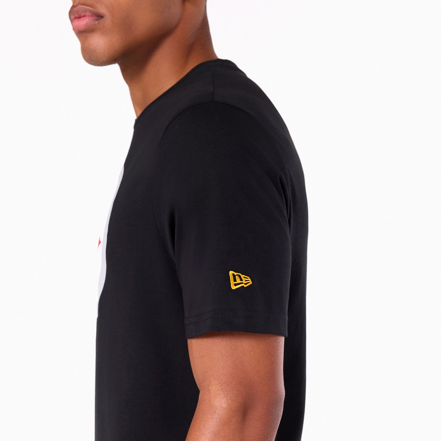 Pittsburgh Steelers Team Logo New Era NFL T-Shirt Schwarz