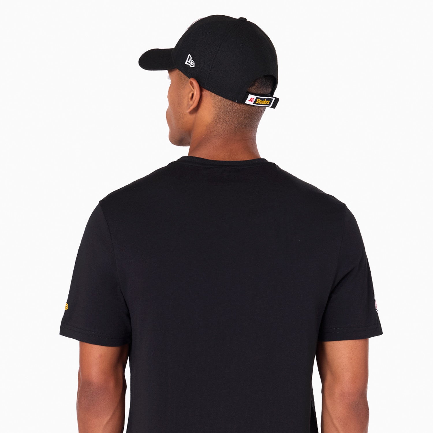 Pittsburgh Steelers Team Logo New Era NFL T-Shirt Schwarz