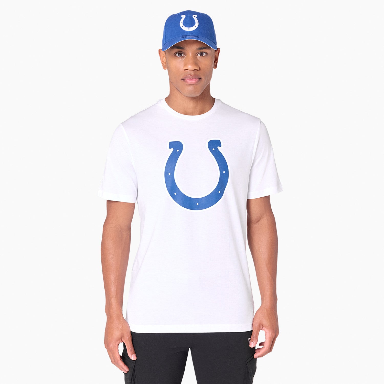 Indianapolis Colts Team Logo New Era NFL T-Shirt Weiß