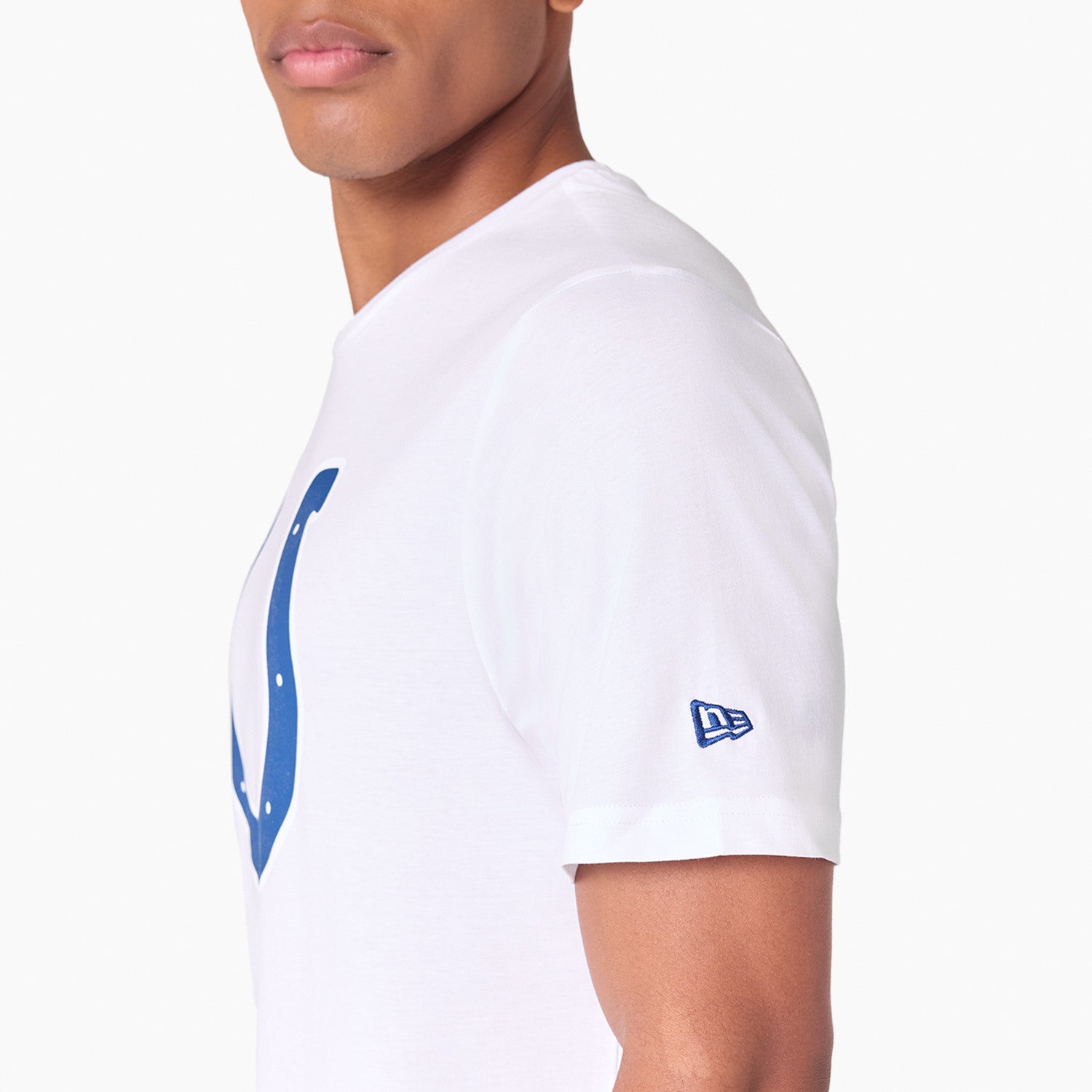 Indianapolis Colts Team Logo New Era NFL T-Shirt Weiß