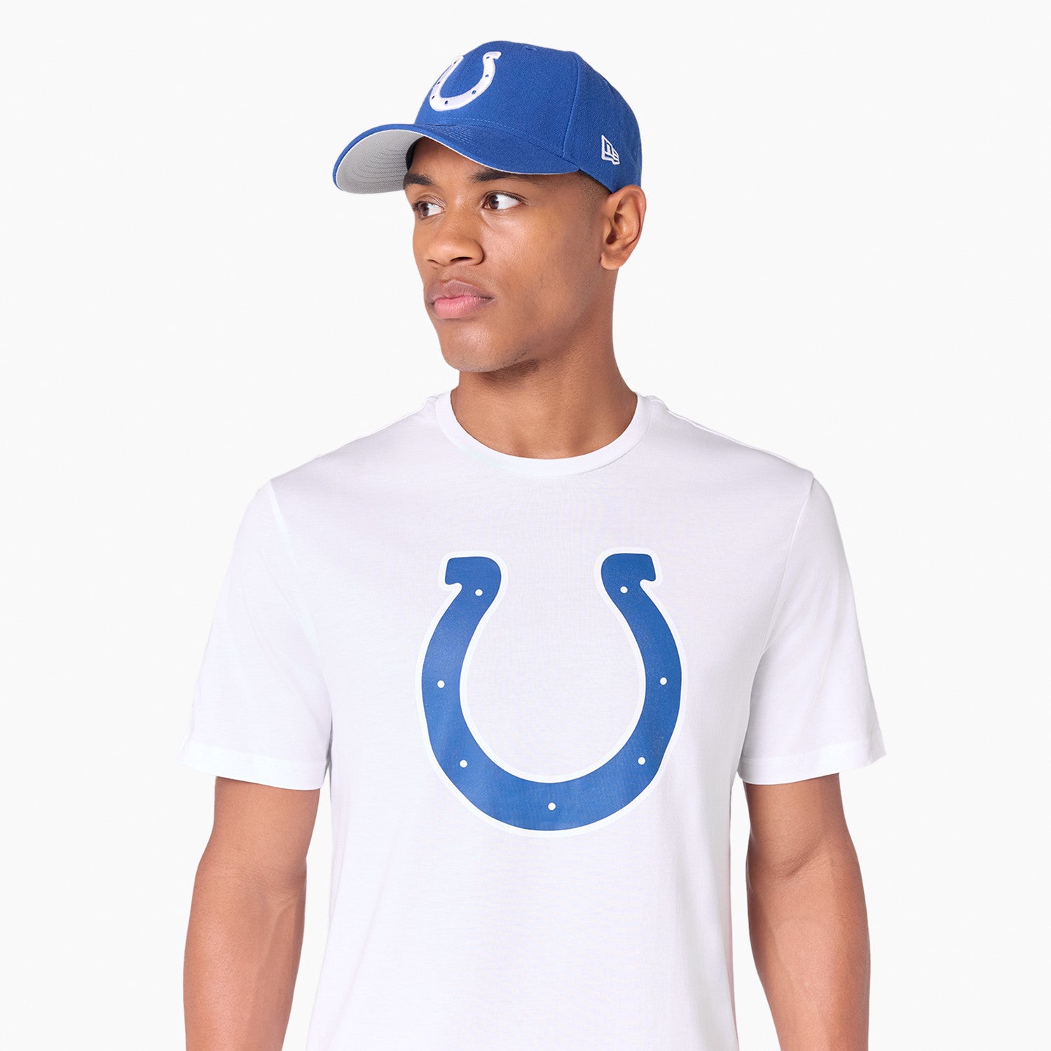Indianapolis Colts Team Logo New Era NFL T-Shirt Weiß