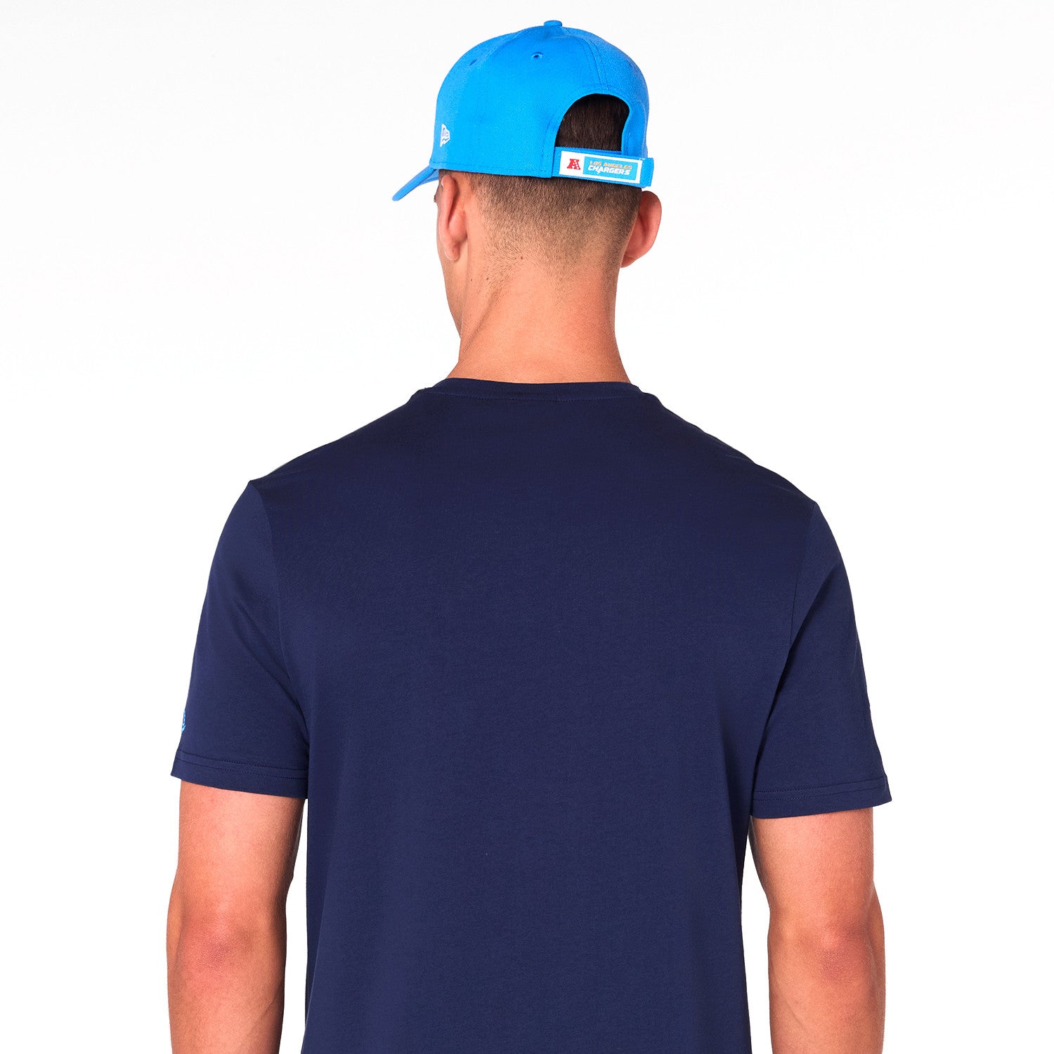 Los Angeles Chargers Team Logo New Era NFL T-Shirt Navy Blau