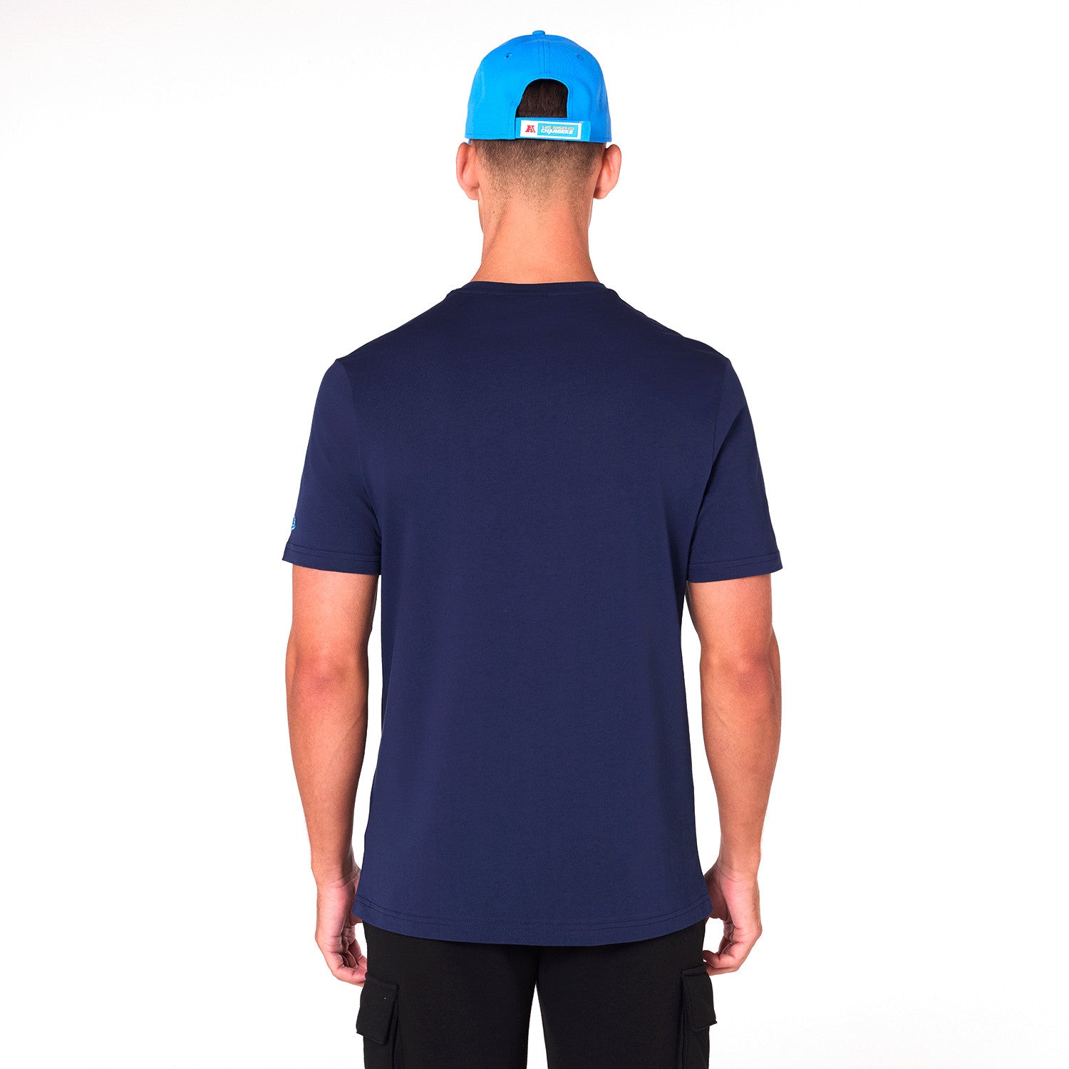 Los Angeles Chargers Team Logo New Era NFL T-Shirt Navy Blau