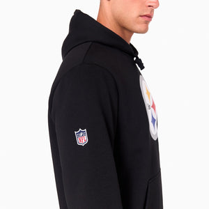 Pittsburgh Steelers Logo Hoodie NFL New Era Schwarz - STADIUMDREAMS