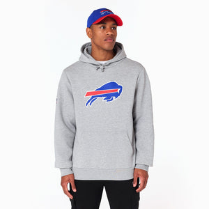 Buffalo Bills Logo Hoodie NFL New Era Grau - STADIUMDREAMS