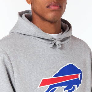 Buffalo Bills Logo Hoodie NFL New Era Grau - STADIUMDREAMS