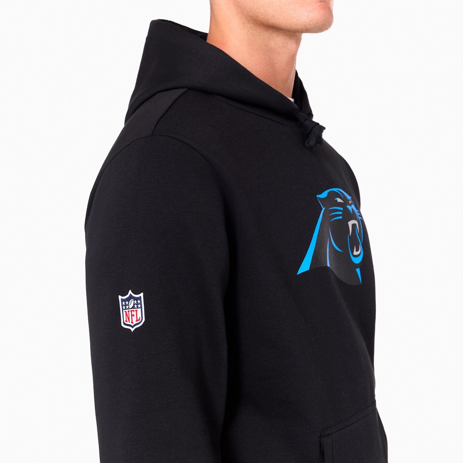 Carolina Panthers Logo Hoodie NFL New Era Schwarz - STADIUMDREAMS