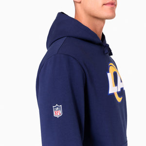 Los Angeles Rams Logo Hoodie NFL New Era Navy - STADIUMDREAMS